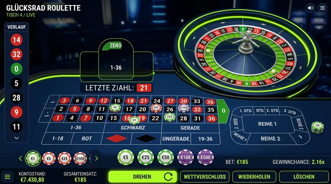 Tischspiele & Mehr · Euslot